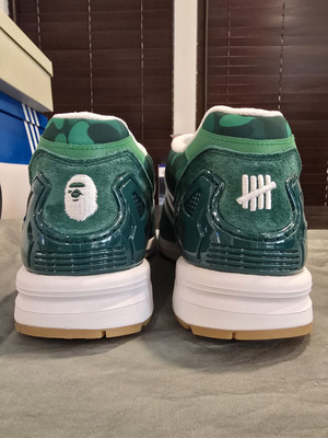 Size 11 - BAPE x Undefeated x adidas ZX 8000 A-ZX Series - Green