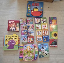Lot Of 25 Baby  Toddler Board Book Bundle - Early Learning  Interactive Books