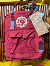NEW Fjallraven Kanken Classic Kanken Backpack REDk 23510 550 One Size- NWT/FS