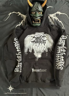 Darkthrone Panzerfaust Hoodie Mayhem Aske Black Metal Emperor Bathory Venom 666