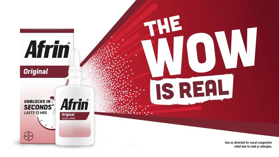 Afrin Original 12 Hour Nasal Congestion Relief Spray, 1 fl oz (30 mL) - 2 Pack - Image 2 of 4