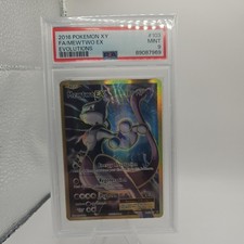 Mewtwo EX Pokemon TCG XY Evolutions Full Art 103/108 PSA 9