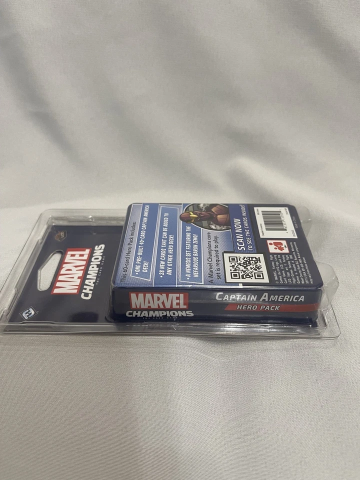 Marvel Champions - Capitán América Hero Pack Fuera de Uso *SELLADO* *RARO* Foto 4 de 4