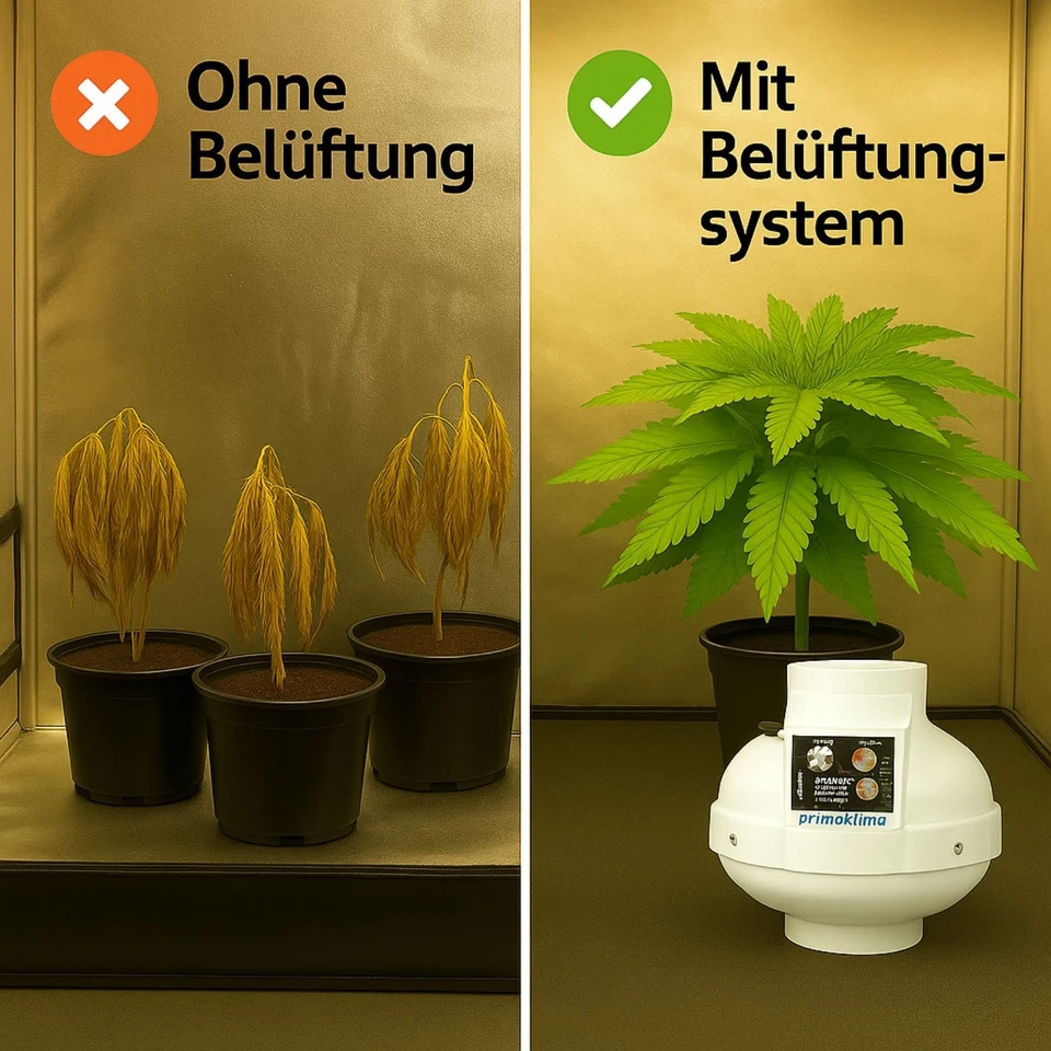 Prima Klima Fan EC-TC Grow Abluft Belüftung Lüfter Indoor Anbau - Bild 2 von 4