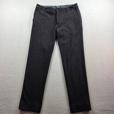 Scotch  Soda Mott Super Slim Fit Chinos Mens 32x32 Charcoal Micro Check 167144