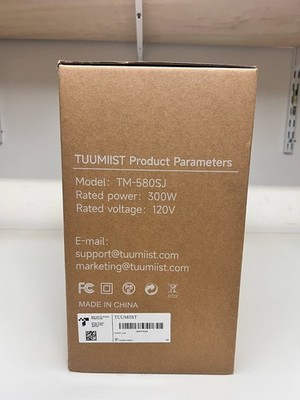 TUUMIIST TM-580SJ Slow Juicer Cold Press Masticating Juice