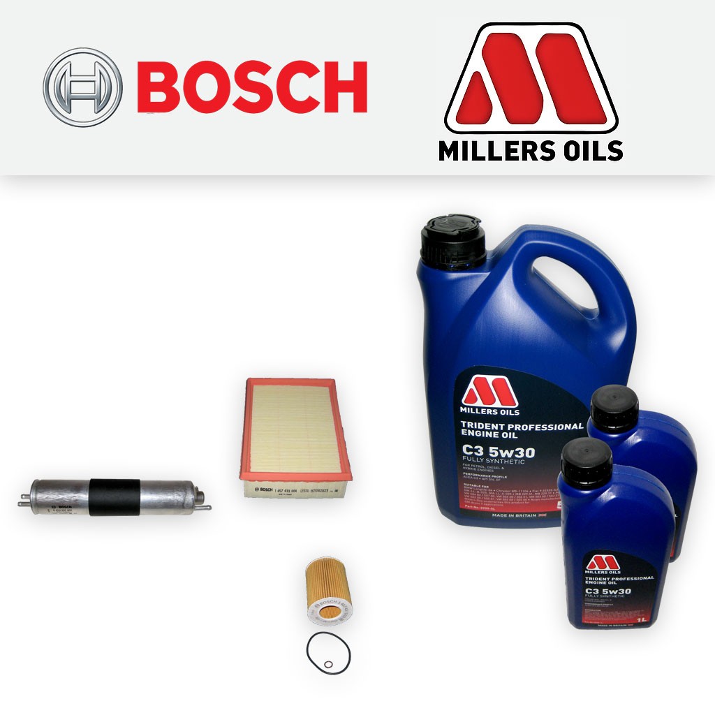 SERVICE KIT for BMW 3 SERIES E46 330I OIL AIR FUEL FILTERS +7L OIL (2000-2007)