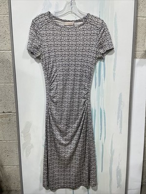 Tory Burch Myrtle 100% Silk Stretchy A-line Sheath Bodycon Dress Size X-Small