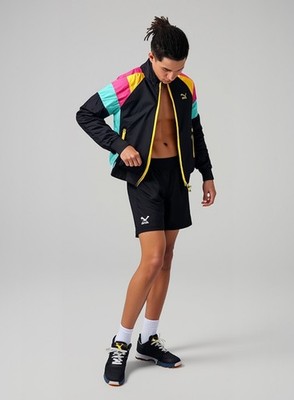 Puma 90s Rare Glanz Track Jacket 1990 Wind Windbreaker Nylon Black