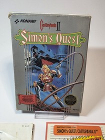 Castlevania II Simon's Quest 2 (Nintendo NES) Box And Manual Only 