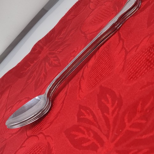 4X Ice Tsp AMC Stainless Japan Creon Serving Spoon set of 4 8" Long - Picture 10 of 10