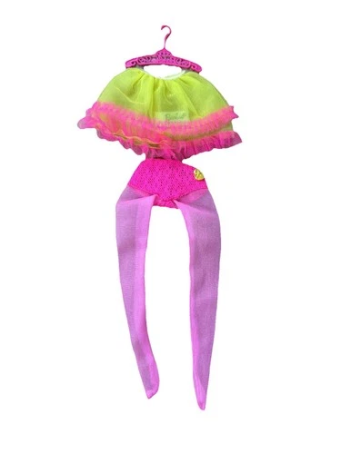 Vintage Barbie Close Ups Outfit #1864 Tights Skirt Hanger Only Nice 60s Mattel