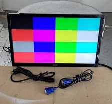 Acer K202HQL UM.IW3AA.008 19.5" LCD Monitor VGA DVI GRADE B SEE NOTES