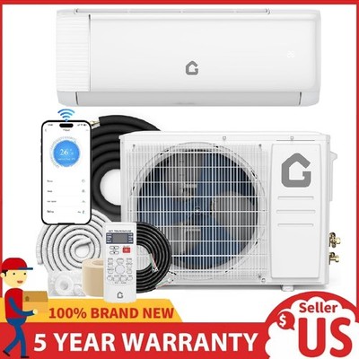12000 BTU Mini Split Air Conditioner Heat Pump System ,22 SEER2 110V Ductless AC