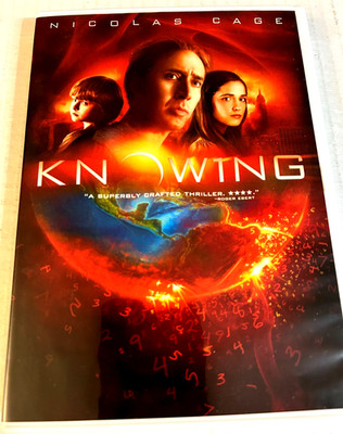 Knowing Nicolas Cage DVD Ships Same Day With Tracking