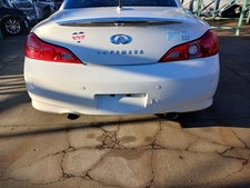 09-15 INFINITI G37/Q60 Conv. Rear Bumper Cover White/QAA OEM 85022JJ50H