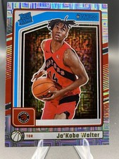 2024-25 Donruss #231 JA'KOBE WALTER Choice Red Rated Rookie Toronto Raptors