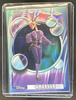 2026 Topps Chrome Disney Gazelle Dark Blue & Light Lava #/125