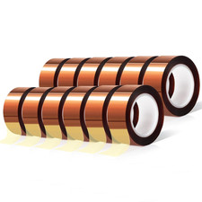 12 Rolls 20mm x16m 52FT Heat Tape High Temperature Heat Resistant Tape Heat ...