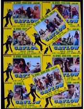 Fotobusta Catlow Yul Brynner Richard Crenna Leonard Nimoy Western F325
