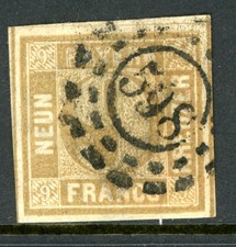 Germania Stati 1862 Baviera 9 incrociatori bister Scott #12 VFU K775