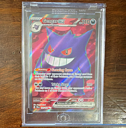 Gengar ex 193/162 Temporal Forces Ultra Rare Holo Full Art 310 HP