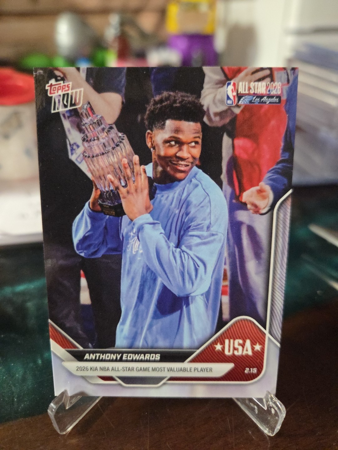 MINT 2026 Topps NOW - Anthony Edwards #177 Minnesota Timberwolves
