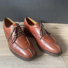 Allen Edmonds Dellwood Shoes Mens 9.5 E  Brown  Split Toe Made in USA