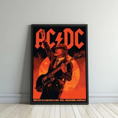 HOT!! ACDC PWR UP Tour 2025 Melbourne Poster