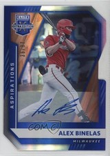 2021 Panini Elite Extra Edition 36/87 Alex Binelas #86 Auto nd3