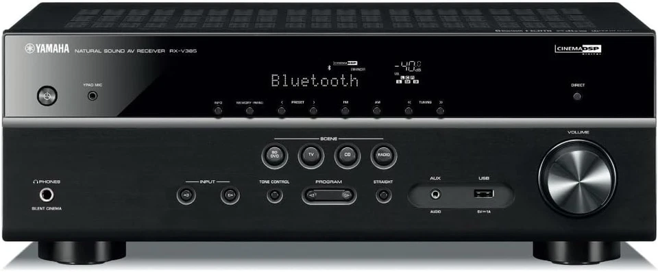 Yamaha RX-V385 5.1-Channel 4K Ultra HD AV Receiver
