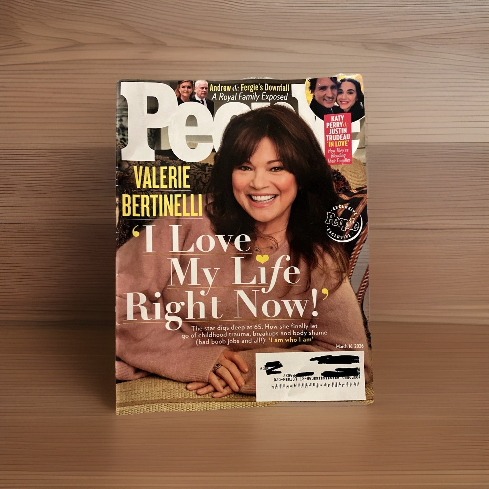 People Magazine March 16 2026 Valerie Bertinelli Katy Perry Justin Trudeau