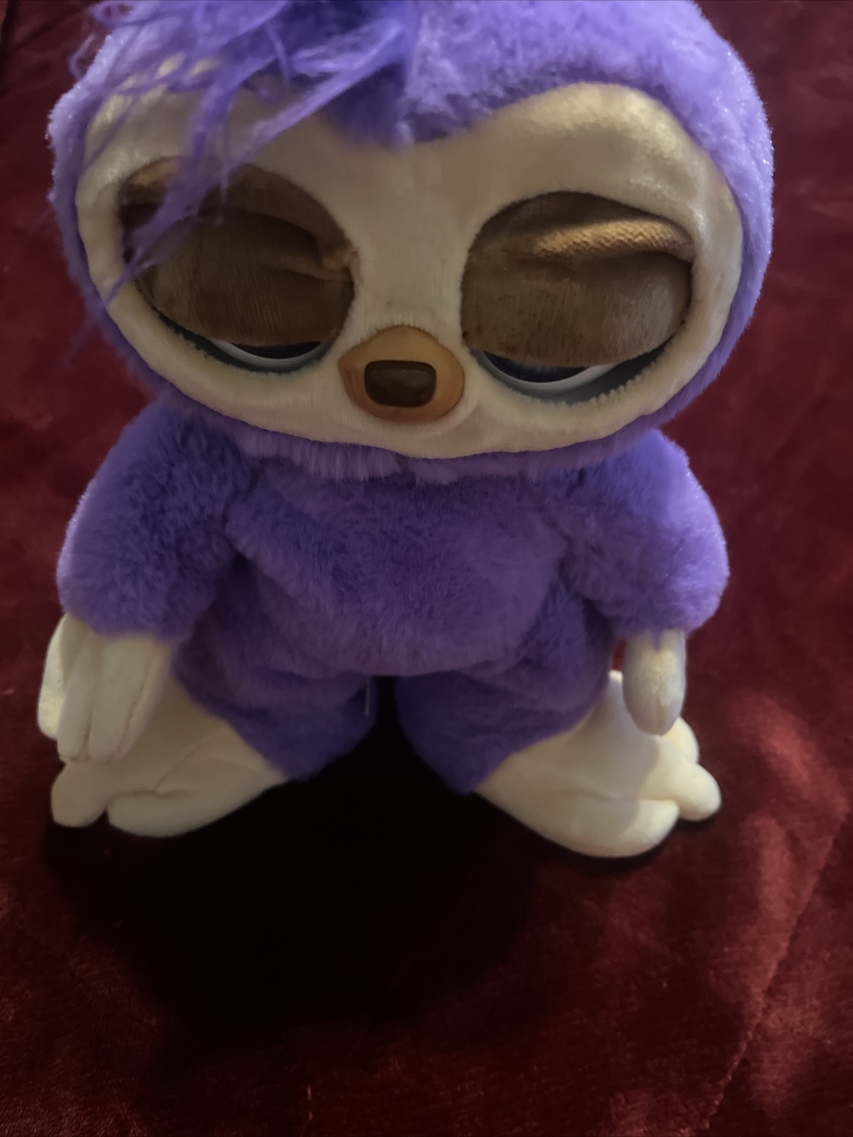 Zuru Pets Alive Purple FIFI The Flossing Sloth DANCING PLUSH WORKS! 