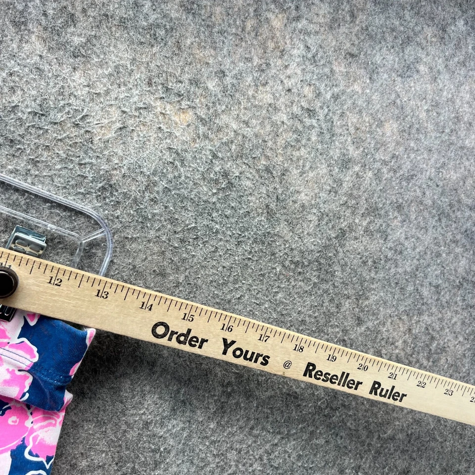 Pantalones Lilly Pulitzer Niñas Extra Grandes Rosa Azul Leggings Maia Cintura Elástica XL Foto 3 de 4