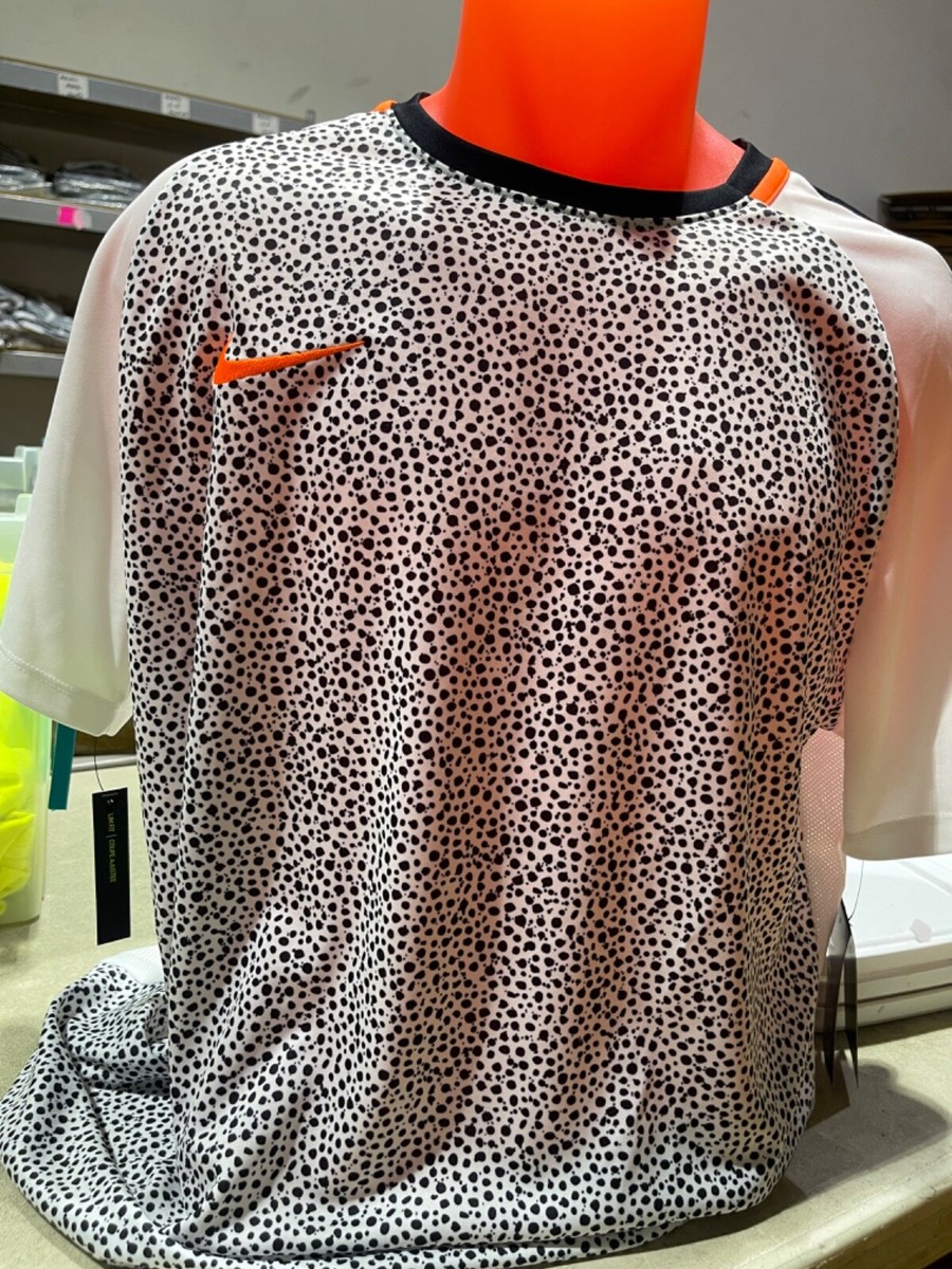 Nike Dri-FIT Academy Football Shirt White Black - AJ4231-100 | eBay