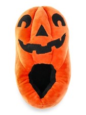 Adult Size Small Halloween Pumpkin Slippers from Way to Celebrate