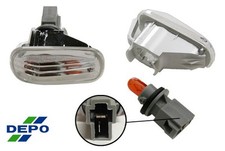 Fits 01-05 Honda Civic Clear Jdm Side Marker Lights Pair 02 03 Fits 01-05 Honda Civic Clear Jdm Side Marker Lights Pair 02 03