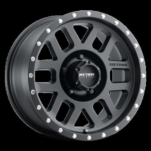 Method MR306 Mesh 17x8.5 0mm Offset 5x5.5 108mm CB Matte Black Wheel | eBay