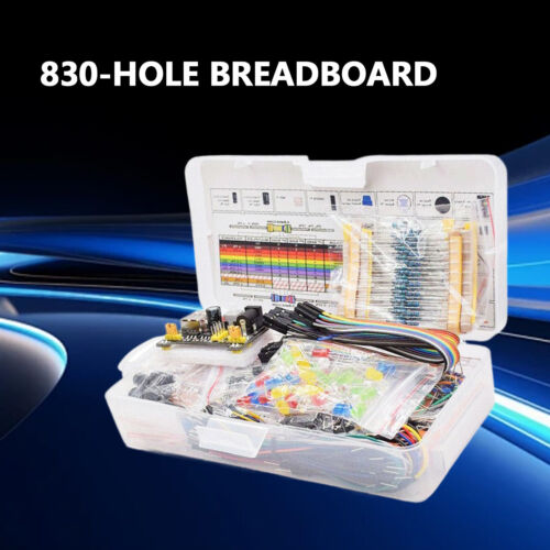 830Pcs DIY Electronic Starter Kit for Arduino UNO R3 with Breadboard & Component - Picture 3 of 9