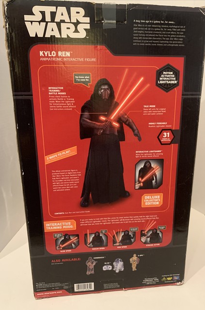 kylo ren animatronic interactive figure