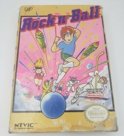 Rock 'n' Ball WITH BOX (Nintendo Entertainment System, NES, 1990)