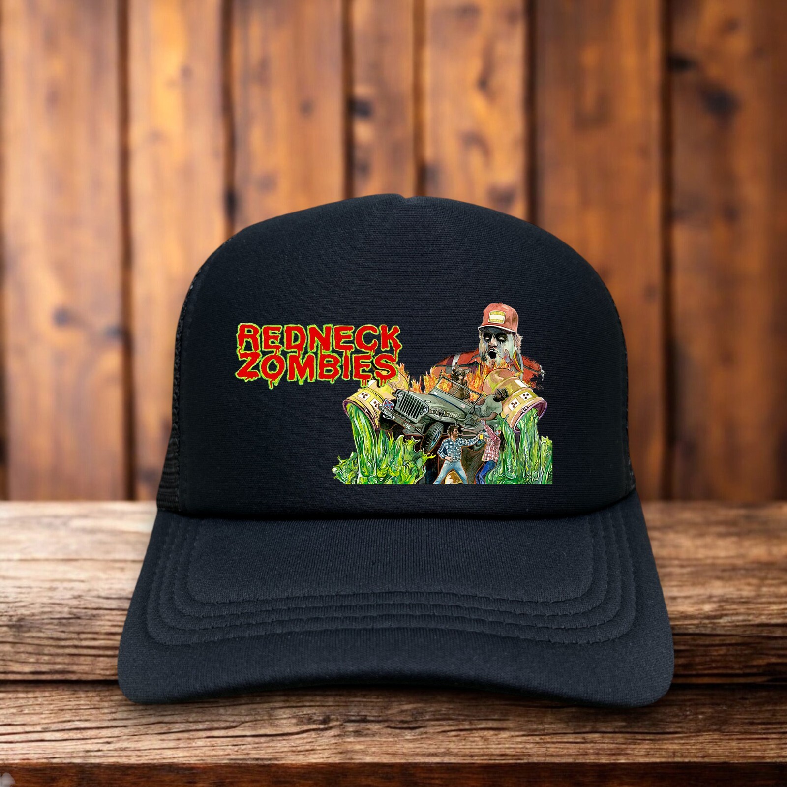 Black Snapback Cult Horror Movie Baseball Cap