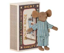 Maileg Big Brother Mouse in Box - Blue Free Shipping