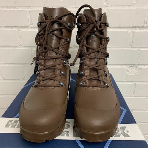 HAIX BOOTS - Sizes , Brown Leather High Liability Combat Boots British Army NEW - Picture 5 of 6