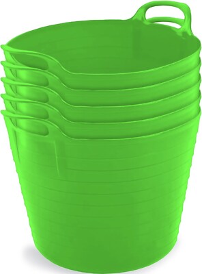 FLEXI WANNE MIT GRIFF BAUMEISTER TRUG BAU CONTAINER EIMER HAUSWÄSCHE