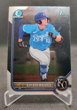 2022 Bowman Chrome #BDC-12 Cayden Wallace Kansas City Royals Baseball Card