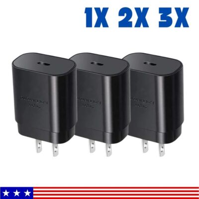 25W Super Fast Charging Charger Cube PD Power Adapter For Samsung Google Android