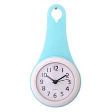 Bathroom Waterproof Wall Clock Modern Design Clear Reading Hanging Clock