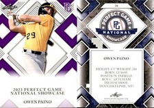 OWEN PAINO Rookie 2023 Leaf Perfect Game National Showcase #78 PURPLE