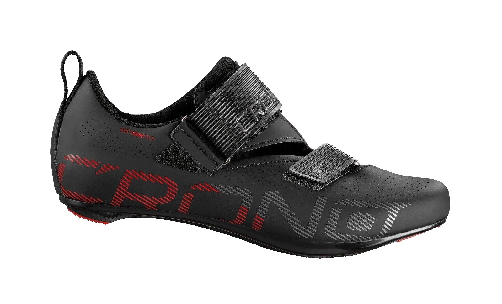 Triatlón Ciclismo Negro y Cubiertas De Zapatos